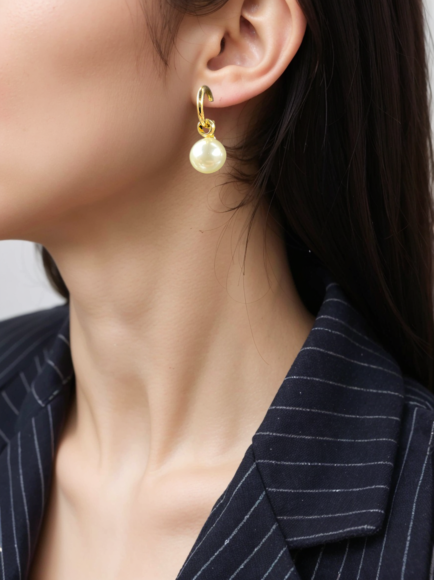 Lunaria Jewelry Luxury 18K Gold Plated Earrings with 925 Sterling Silver Ear Posts Hypoallergenic Minimalist Studs