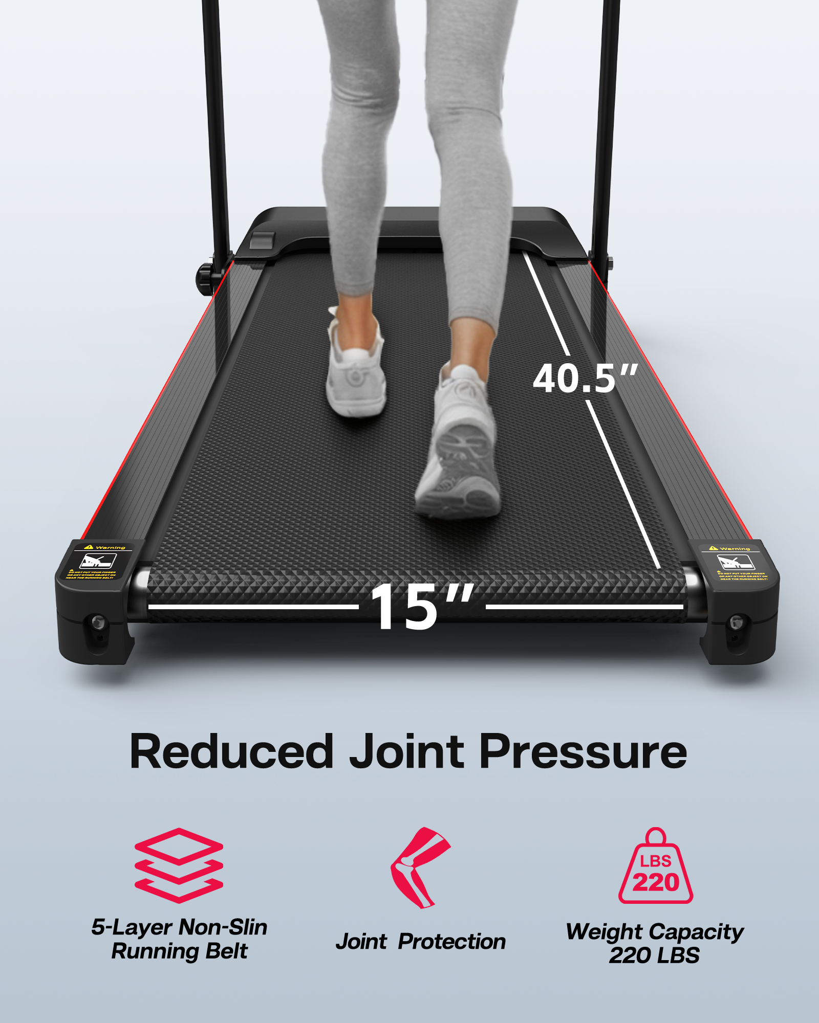 Compact Foldable Treadmill for Home Fitness - Durable & Space-Saving Design