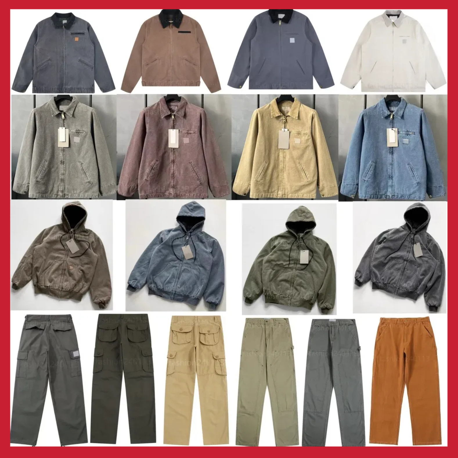 2025 puffer jacket mens Hoodie pants jackets designer mens designer jacket top quality 100% cotton coat mesh lining work jacket wholesale us size S-XL jacket mens