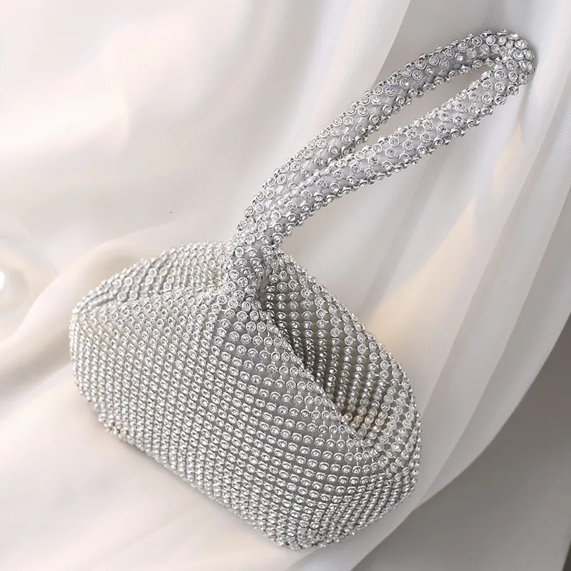 Chic Women's Designer Mini Rhinestone Handbags Perfect For Special Occasions & Night Outings