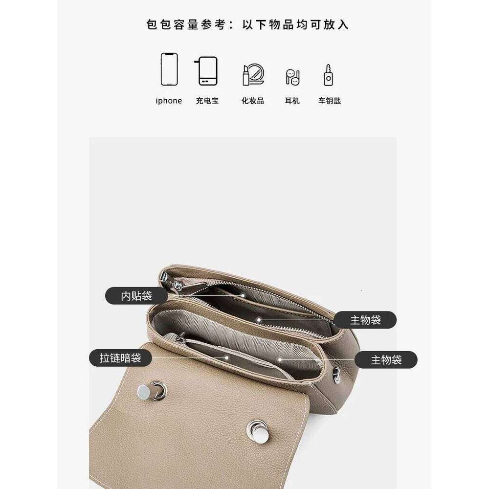 Designer Bags 2025 New Trendy Women's Genuine Leather Crossbody Premium Shoulder Purse, Saddle Bag & Stylish Handbag For Ladies Luxury Bag