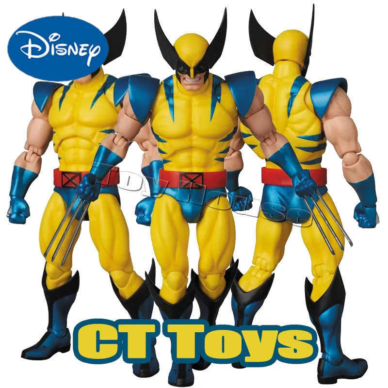Disney In stock CT TOYS MAFEX 96 Wolverine figure Brown Comic X-men action figure MAFEX 138 SHF anime figurine KO model toy kids gifts W250728