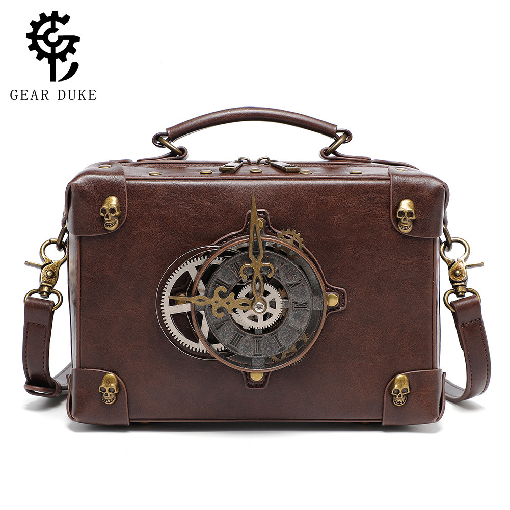 New Women's PU Leather Niche Punk Industrial Style Single Shoulder Crossbody Bag ddmymoon