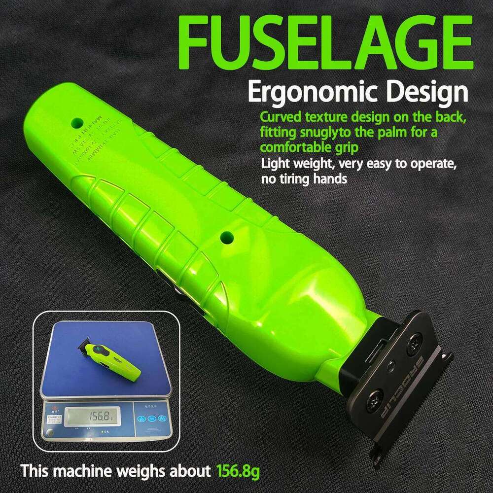 New 2025 BRDCLIP FA1T Green Professional Hair Trimmer Barber Carving Gradient Finish hine Electric Clipper with Charger Stand