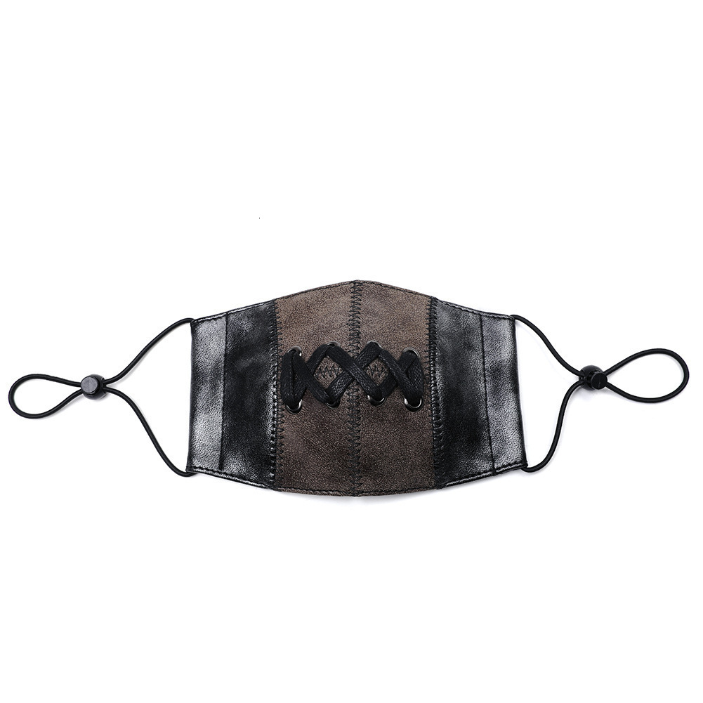 Halloween Punk with Filter Outdoor Dustproof PM2.5 Anti-Haze Face Mask Headgear ddmymoon