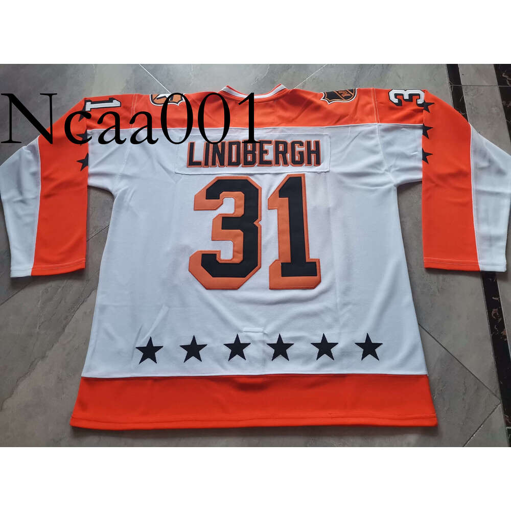 Nc01 Hockey jerseys Physical photos 1984 All Star Wales Pelle Lindbergh Men Youth Women High School Size S-6XL or any name and number jersey