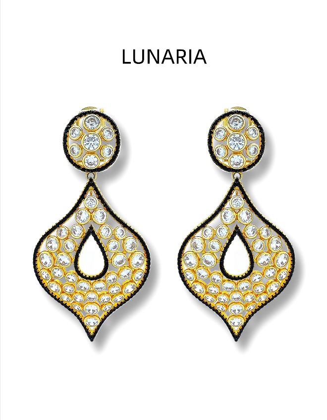 Lunaria jewelry 18K gold-plated earrings, 925 pure silver studs, hypoallergenic minimalist style earrings, gifts for women