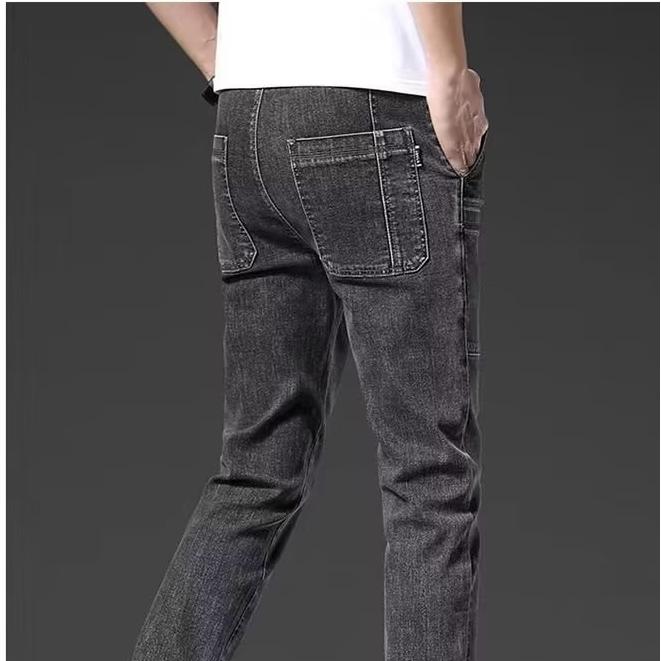 free shipping designer pants for man Multi pocket straight tube slim fit casual style