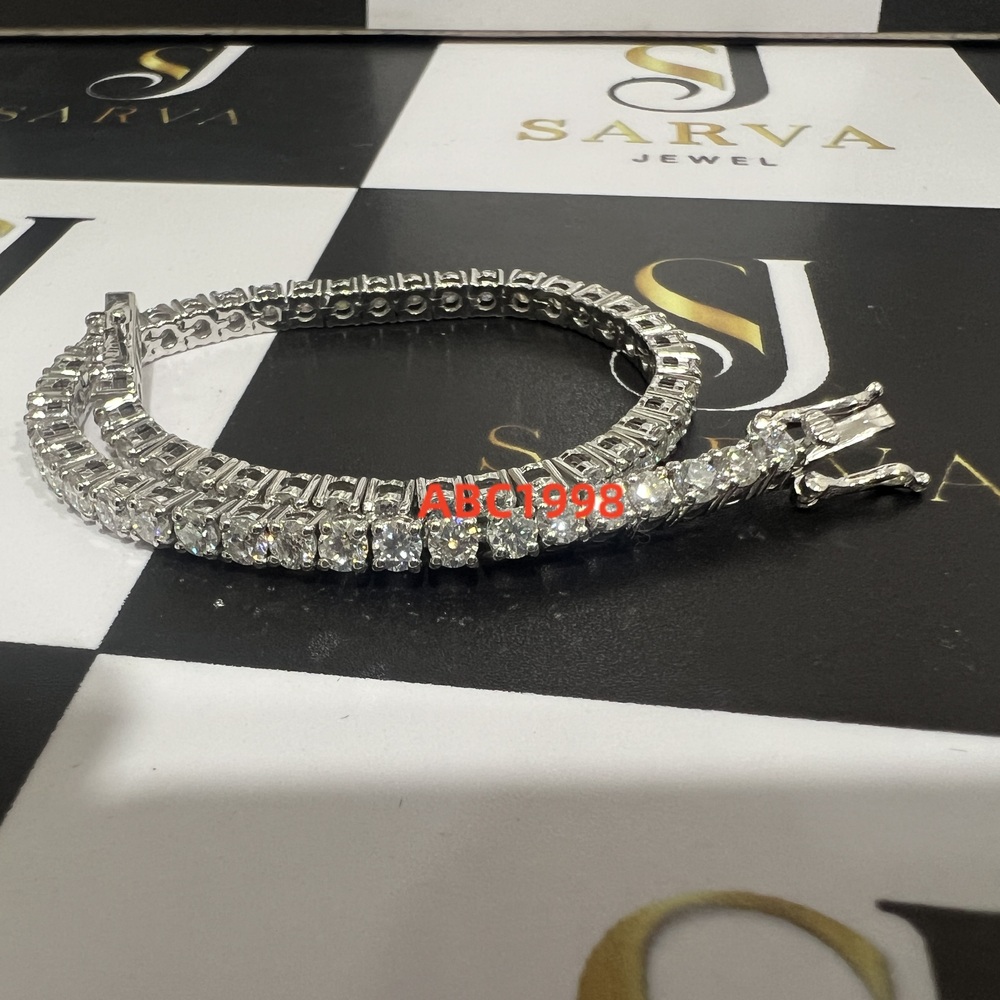 High Quality Hip Hop Fine Chains Necklaces IGI Certified 925 Sterling Silver VVS Moissanite Diamond Tennis Chain for Unisex