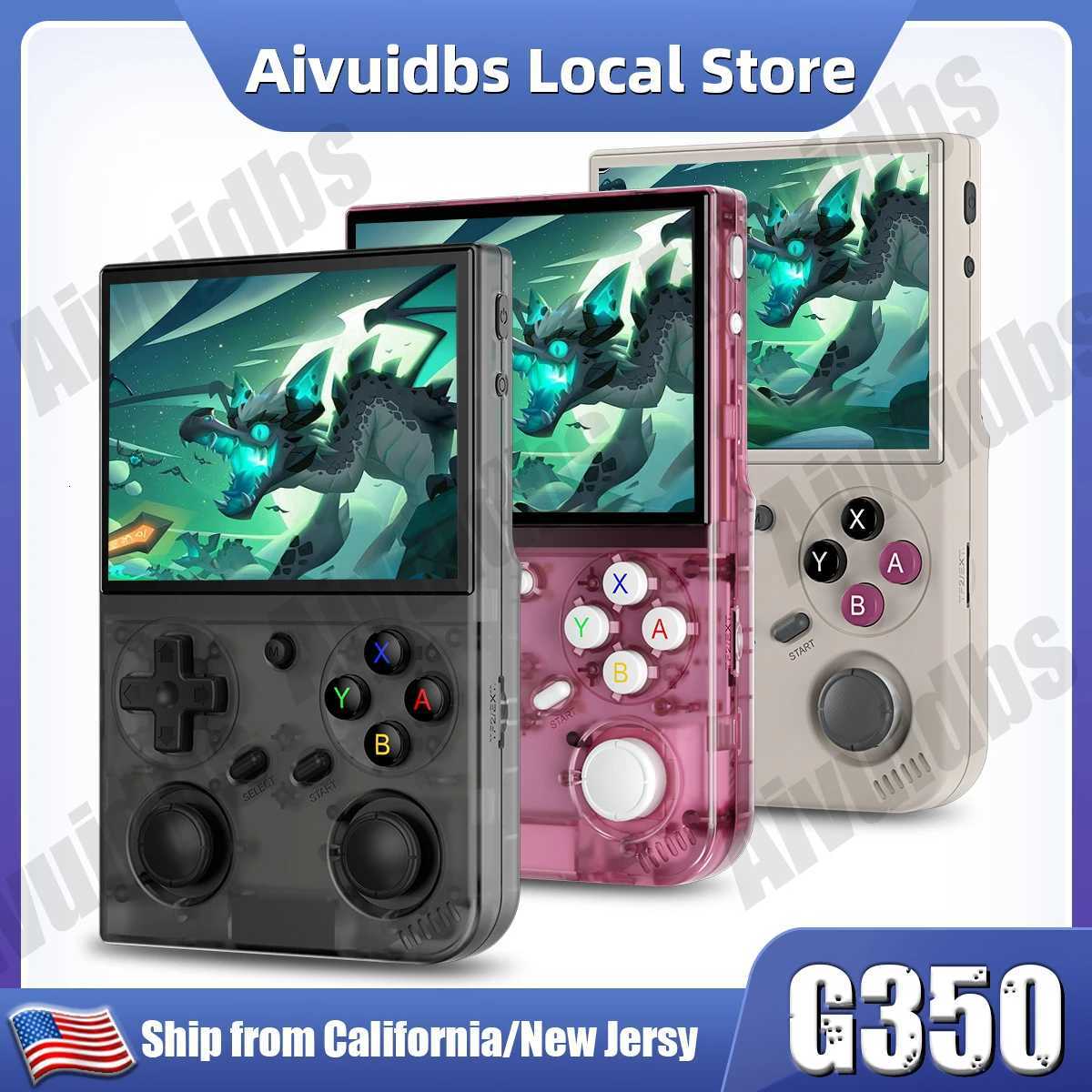 BATLEXP G350 Handheld Game Console 3.5 IPS Sn Linux System Dual Joystick Vibration Motor Retro Portable Video Console Gift S250628