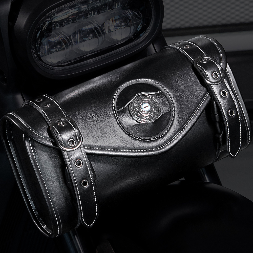 Punk Style Harley Modified Motorcycle Skull Front Hanging Bag ddmymoon