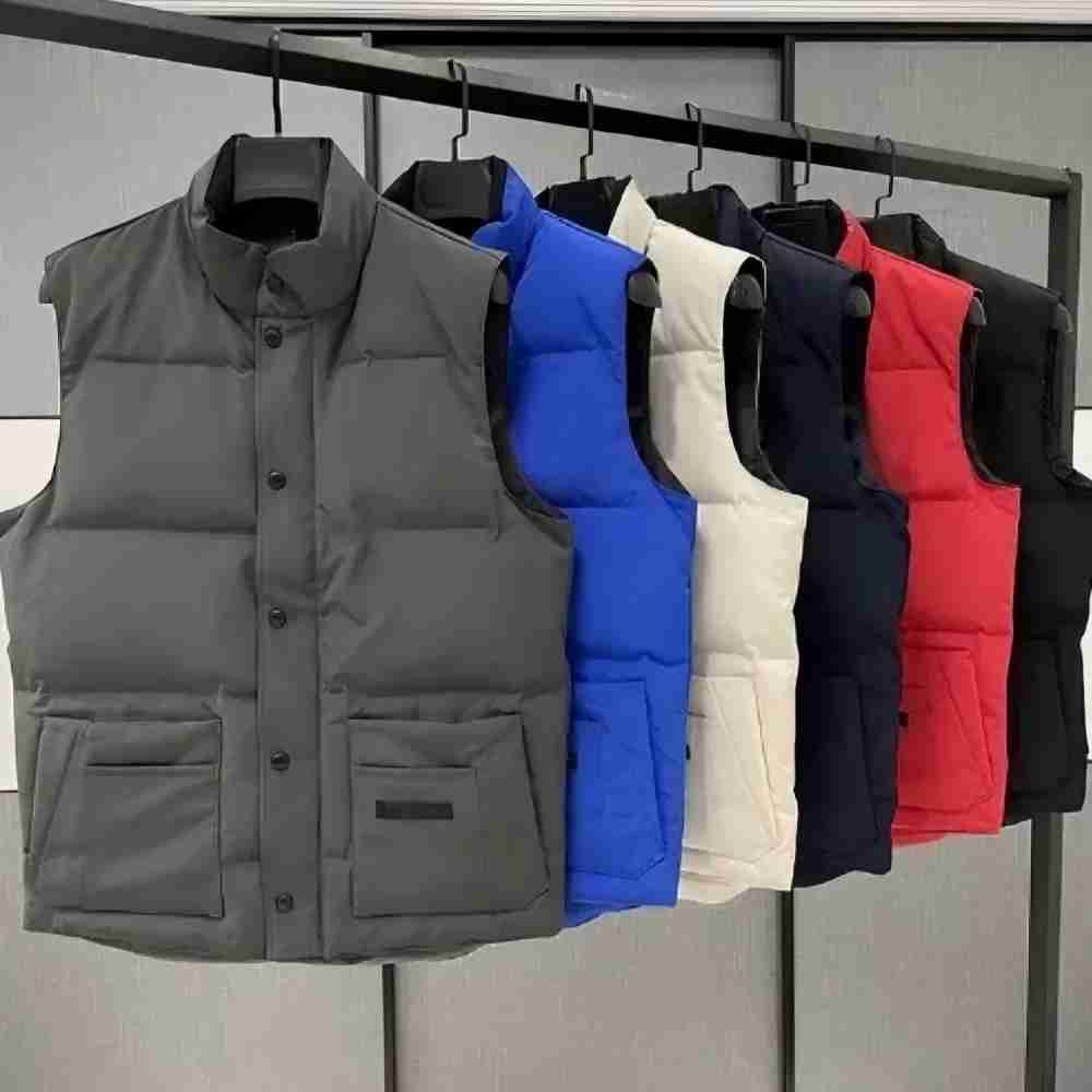 25ss mens vest designer gilet luxury down puffer jacket canada woman feather filled material coat snow graphite couple coat Label 3xl 4xl 5xl black navy Warm Vests