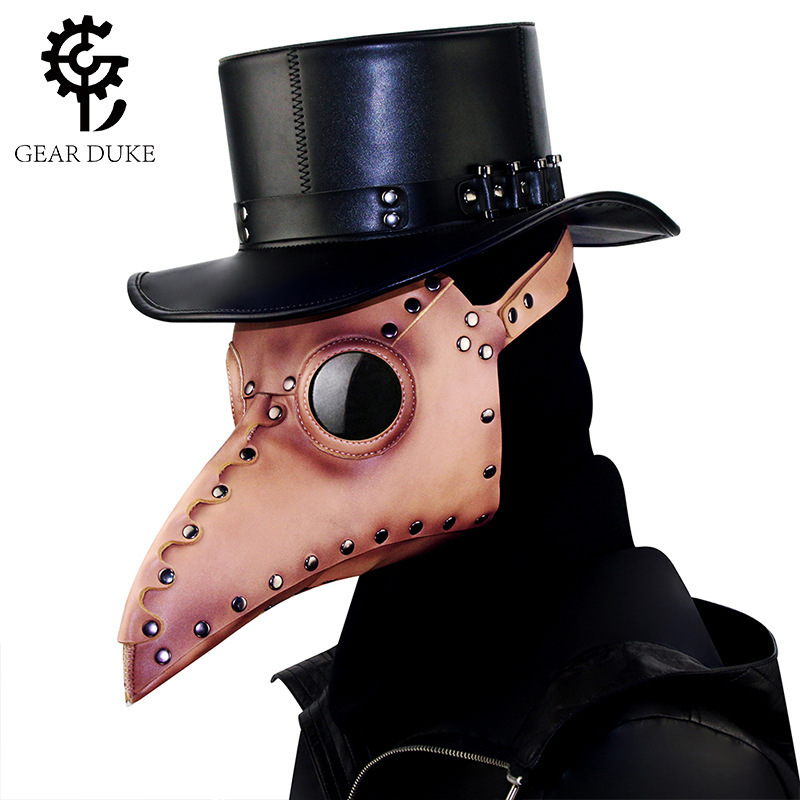 New Steampunk Medieval Plague Bird Beak Mask Anime Party Halloween Prop Decoration ddmymoon