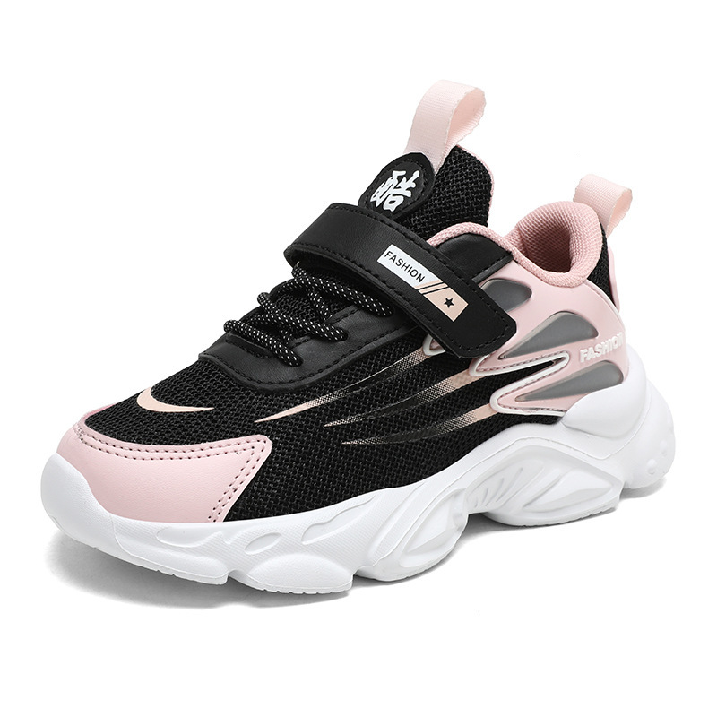 Carefully Selected Running for Older Girls, Spring and Summer Boys' Sports Mesh Breathable Shoes, Soft Sole Student Casual Shoes