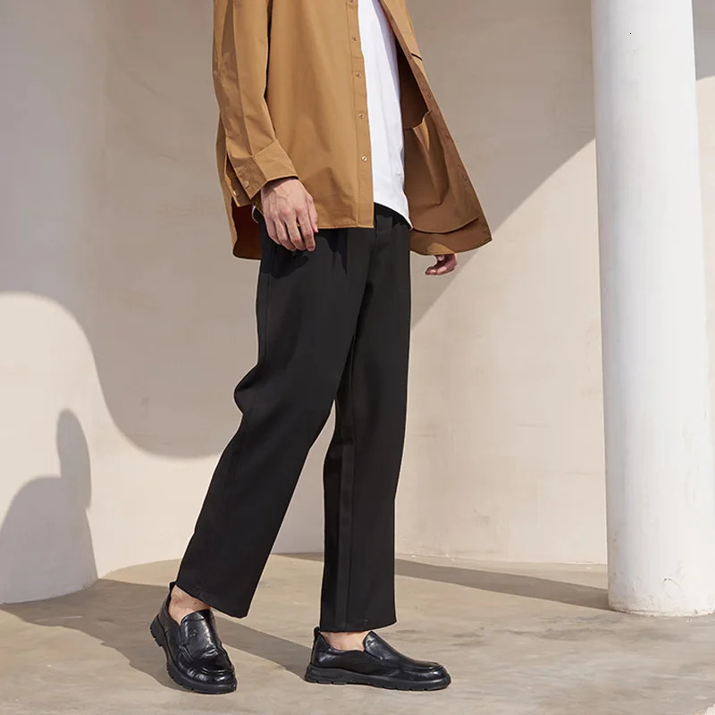 GOLDEN CAMEL Dress Shoes Men Scratched Cowhide Loafers Soft-soled Comfortable Non-slip Casual Business Leather Shoes for Men 250723