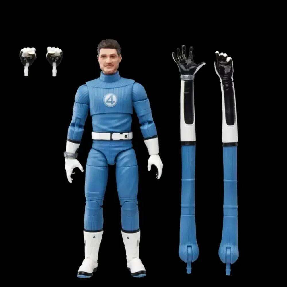 In Stock Genuine Legends Four Invisible Woman Human Torch Mister Fantastic Action Figure Model Children Toy Desk Decor