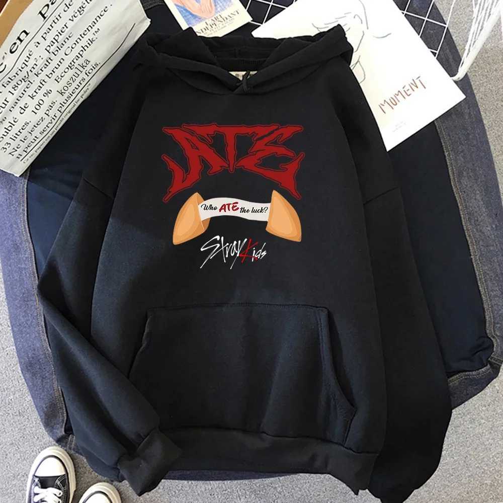 Ate CHK BOOM Who Hoodie Who Ate The Luck Women Harajuku Hoodies unisex autumn winter aesthetic rally sweatshirt retro W250408