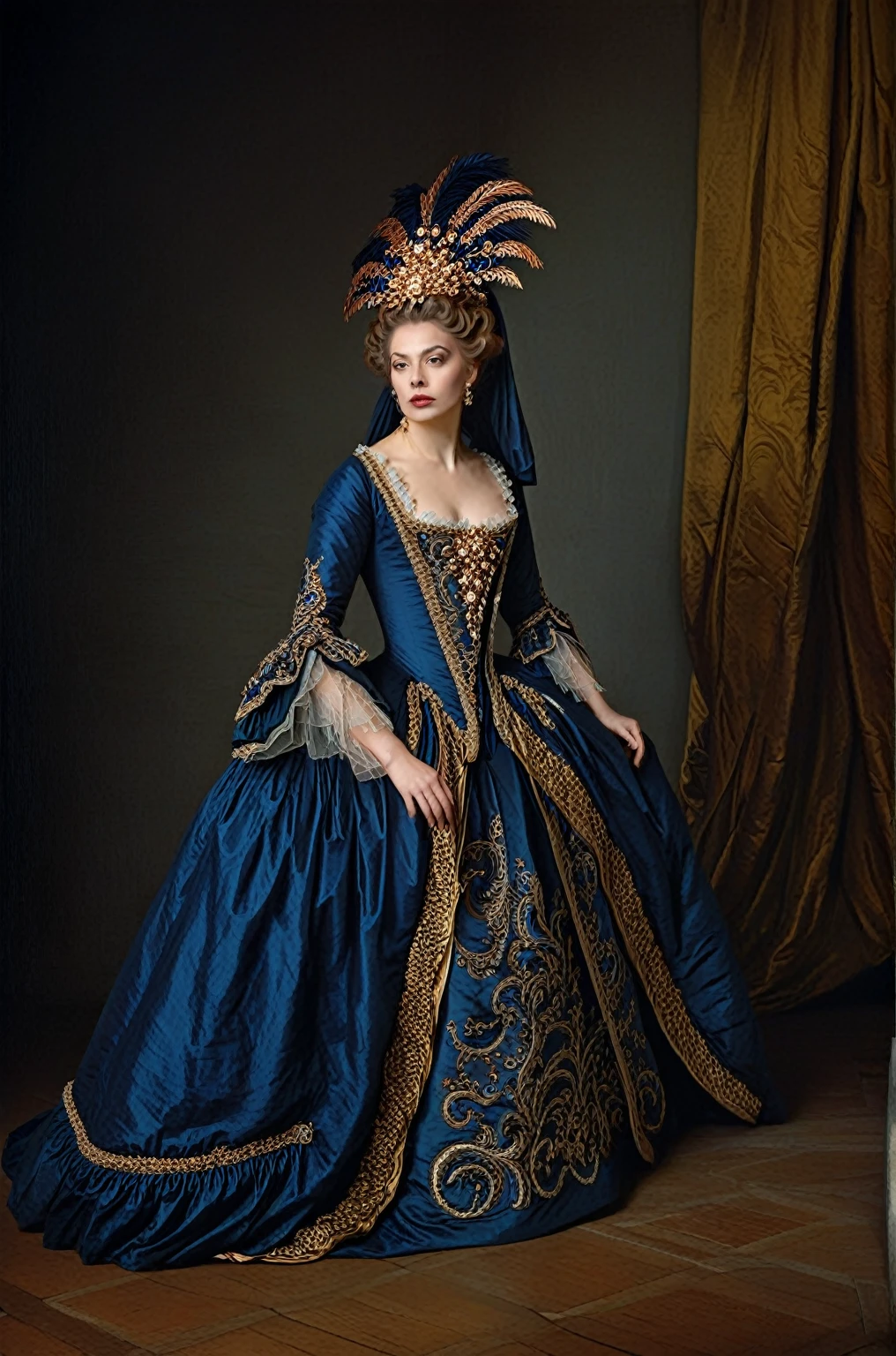 Historical Baroque Europue Prom Dresses Rococo Ruffles Ball Gown Special Occasion Gown Flare Sleeves Square Collar Vintage Masquerade Wear