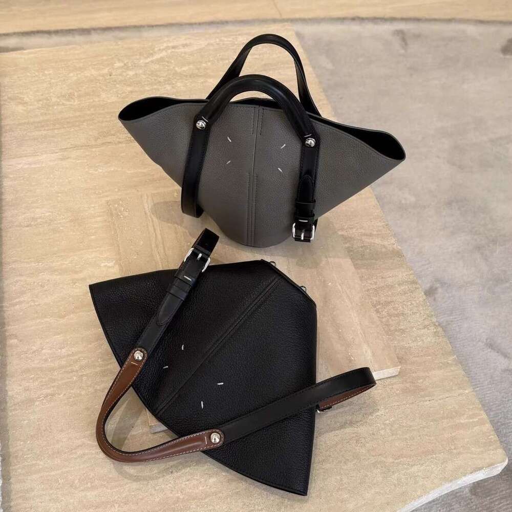 toteBag Shoulder bag ROSE NOIRE Internet Celebrity Same Style 25Th Anniversary Spring New Lychee Pattern Fan-Shaped Basket Versatile Shoulder bag