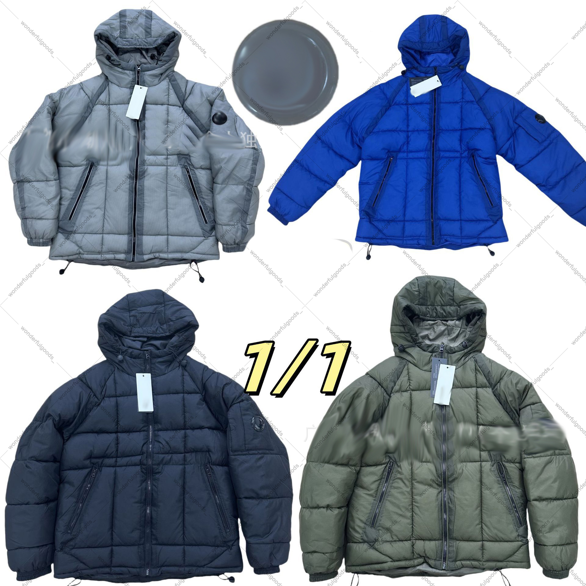 Mens jacket designer down parka bomber jackets classic glasses fashion company couple winter coat