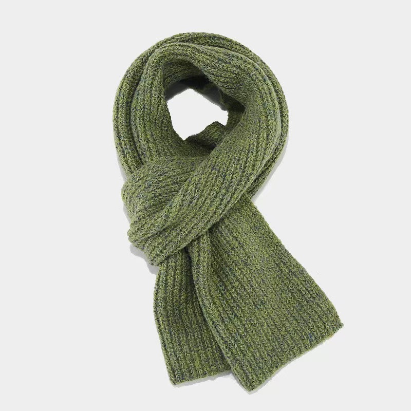 T1332 New Color Dot Scarf for Female Students Soft Korean Style Warm Autumn and Winter Wool Scarf