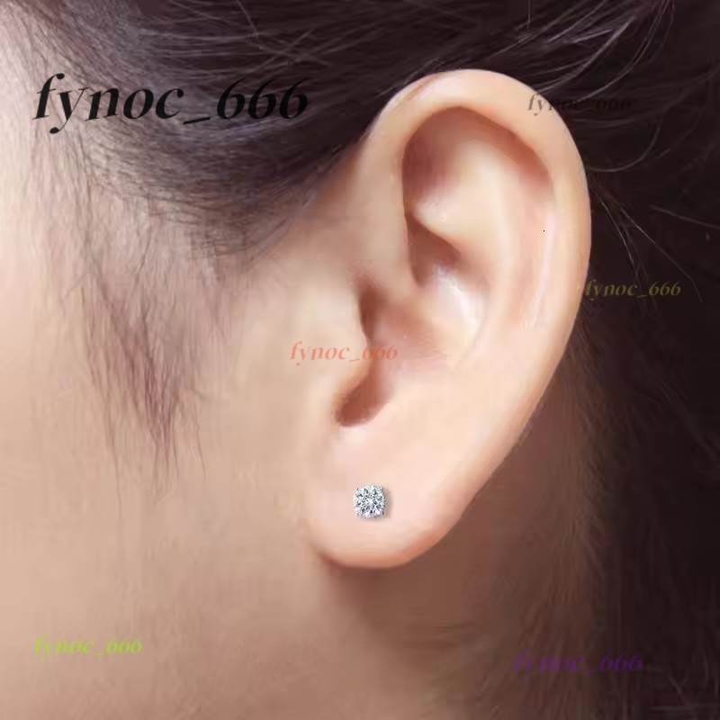 Fashion Lab Created Diamond Jewelry Design S925 Sterling Silver Custom Classic Women Men Moissanite Fine Stud Earrings