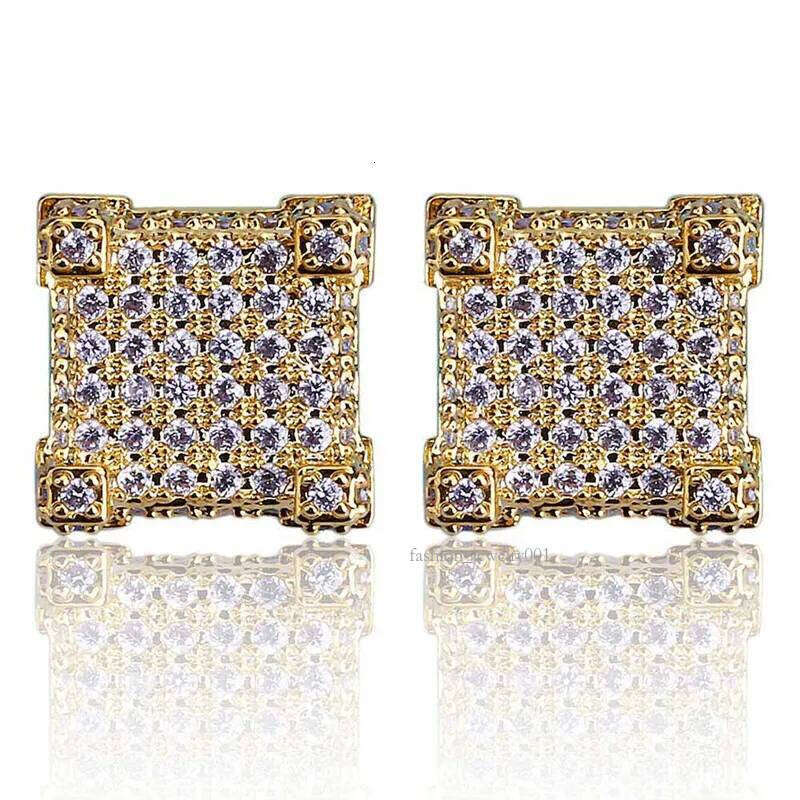 Sparkly diamond for women men earrings brand designer Cubic crystal Dia Nothing earrings top quality jewelry