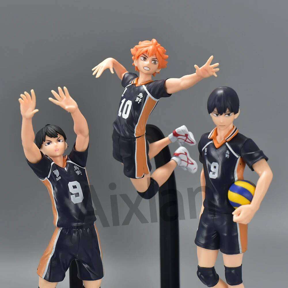 Japanese anime Haikyuu Shoyo Hinata Tobio Kageyama PVC Action Figure Christmas Gift Collectible Model Toys Kid DOll