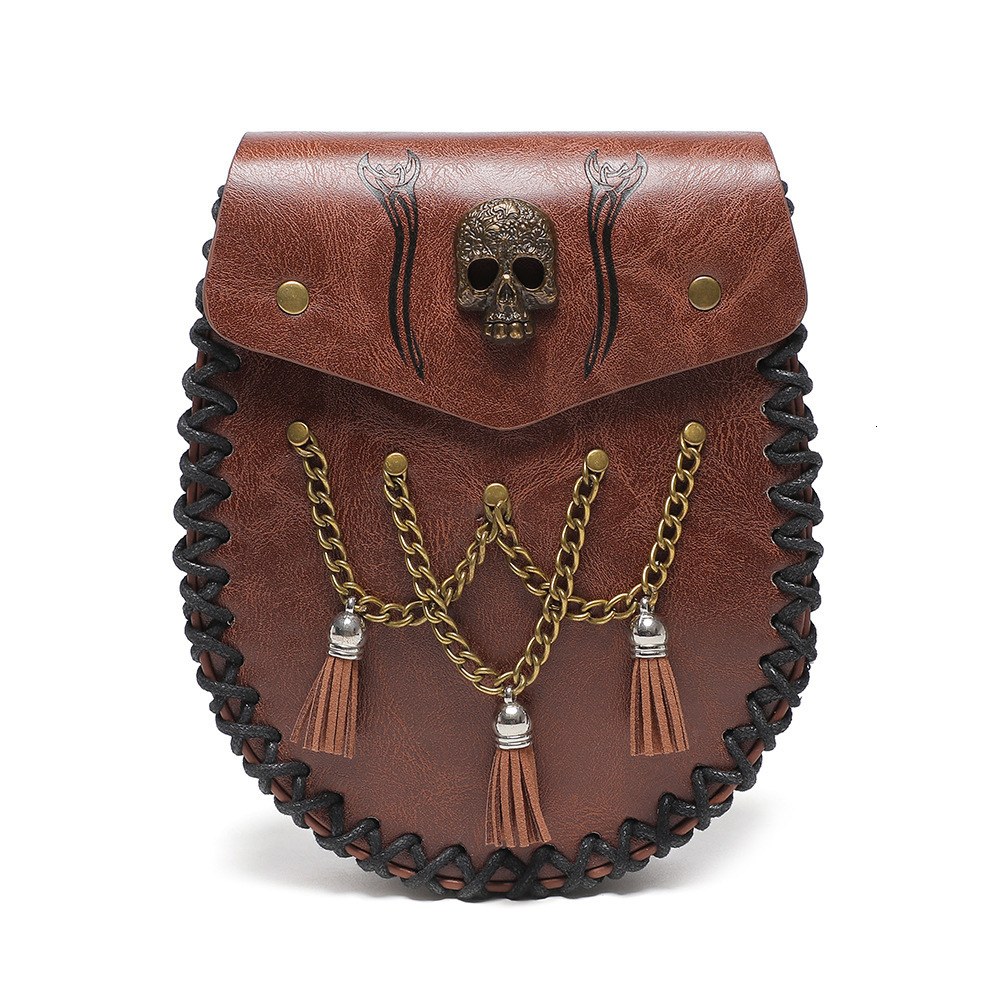 Xiyin Viking Style Medieval Belt Coin Purse Knight Embossed Waist Bag ddmymoon