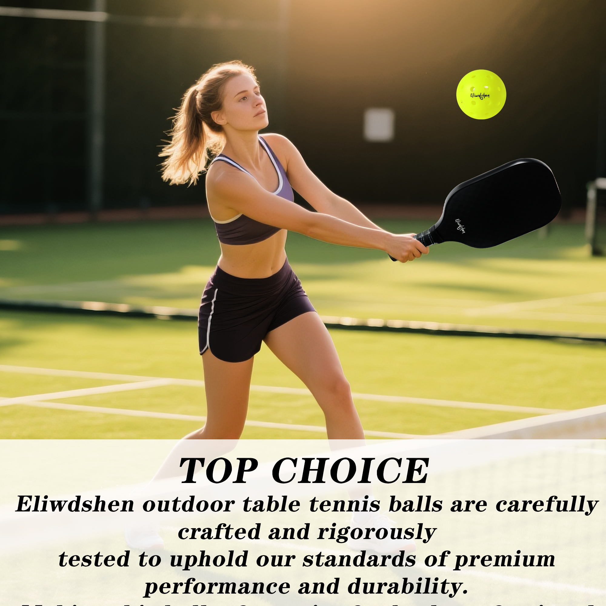 Pickleball Ball Kit: Durable 6-Pack | USAPA-Compliant Indoor & Outdoor Balls Consistent Bounce & Weather-Resistant Design for Casual Play to Competiti