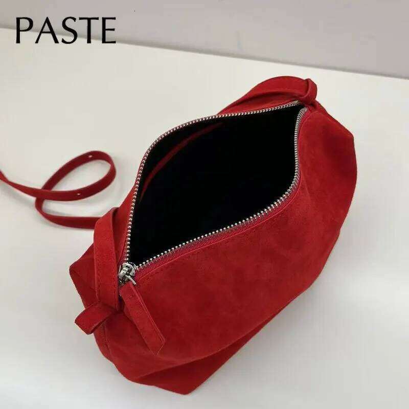 2026 Winter Early Products Green Yellow Color Real Suede Leather Women Shoulder Simple Leisure Female Crossbody Bag