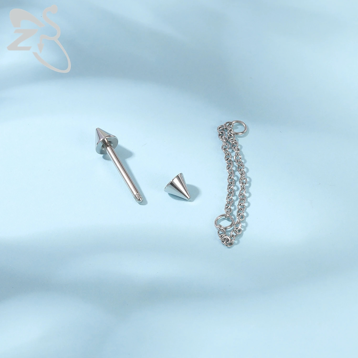 ZS 2PCS Stainless Steel Nipple Piercing Bar For Women 14G Crystal Heart Nipple Shield Ring Horseshoe Barbell Sexy Nipple Jewelry 250722