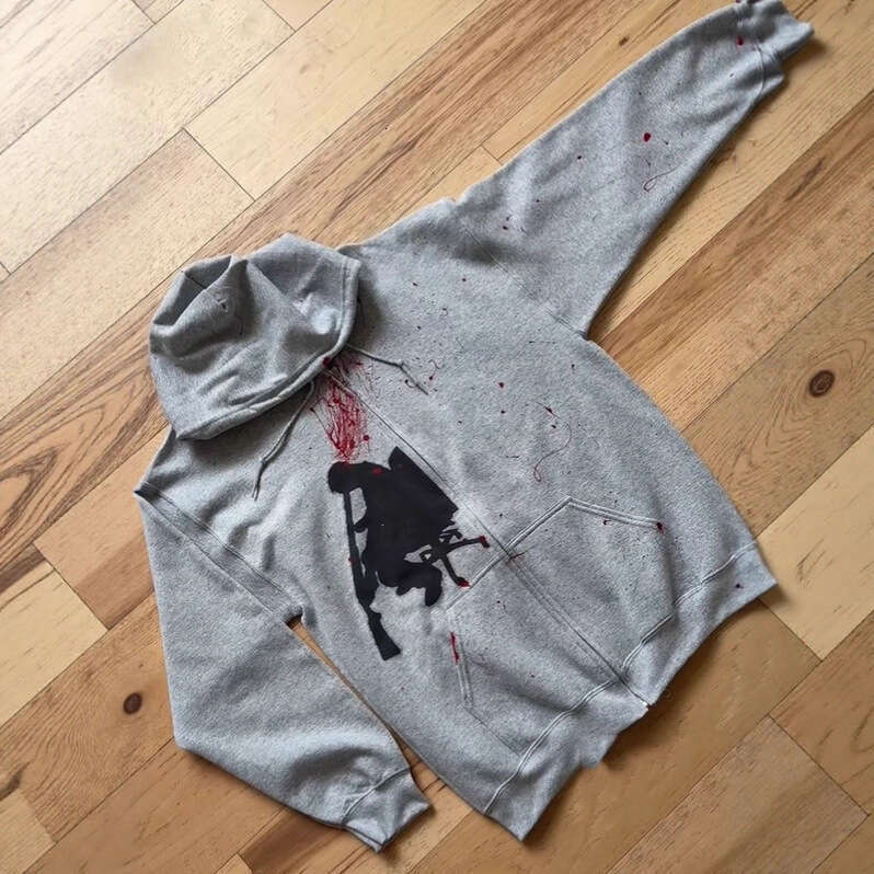 Unique Printed Zipper Hoodie Long Sleeve Pullover Sweatshirt Street Fashion Y2K ddmypluto