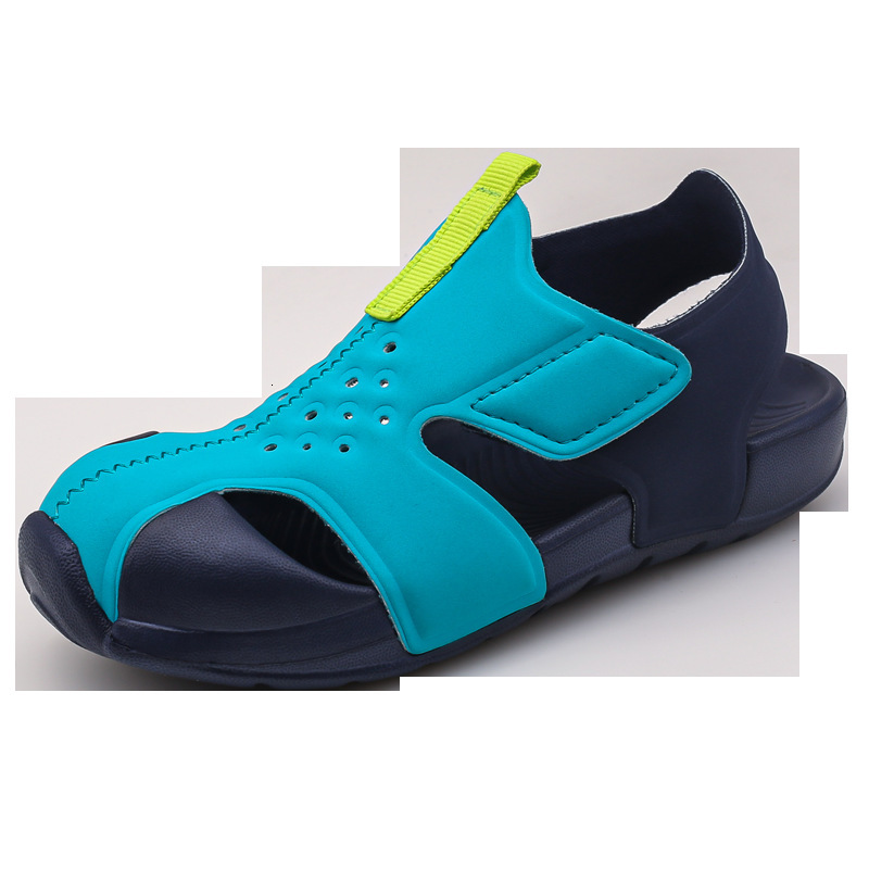 Summer New Children's EVA Candy Solid Color Kids Sandals Soft Sole Non-Slip Boys Beach Shoes