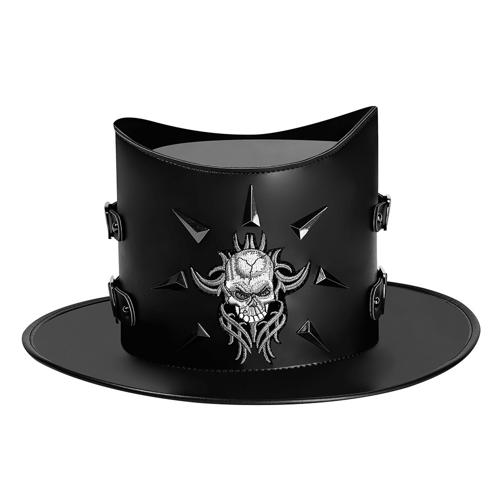 Halloween Stage Performance Punk Plague Doctor Unisex Magic Gentleman Top Hat Women's Accessories ddmymoon