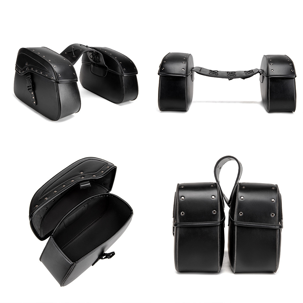 Side Box Hanging Harley Motorcycle Prince Modified Rider Tool Saddle Bag ddmymoon