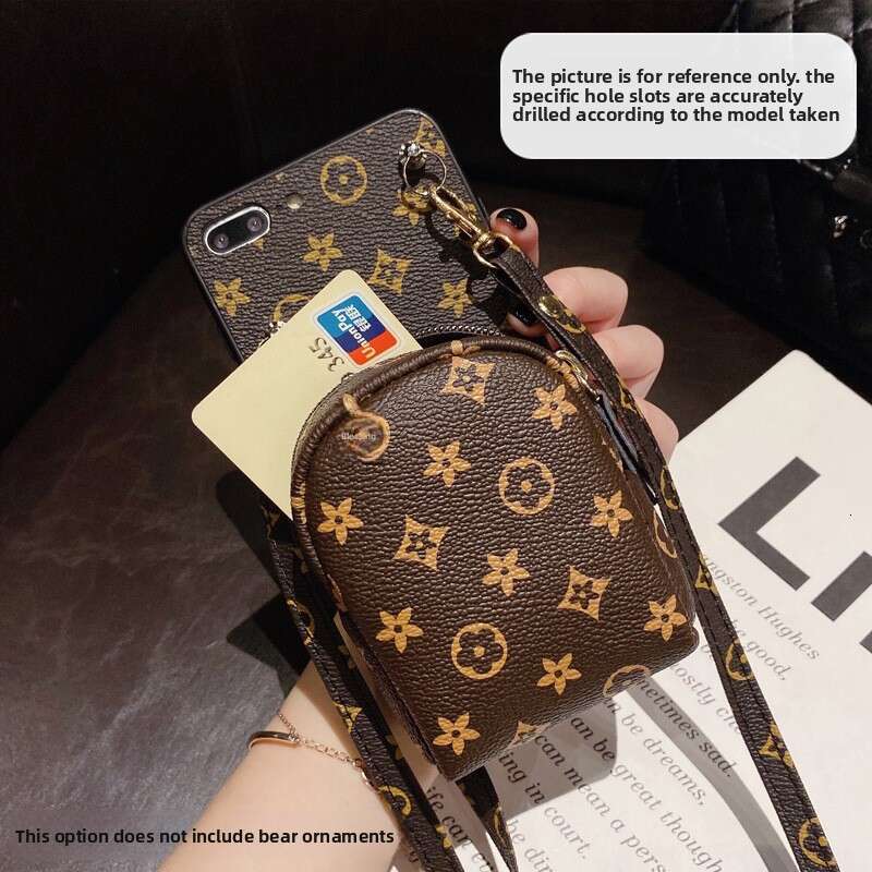 Trendy Brand Compatible Apple 15 Phone Case 13 Luxurious Small Flower Iphone 11 Crossbody Strap 12 Pro Max Zero