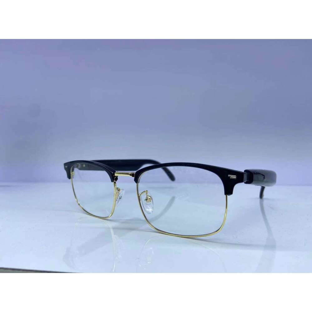 Designer Sunglasses New Smart Bluetooth Yj005k Metal Frame Business Music Call Casual Anti-Blue Light Flat Glasses