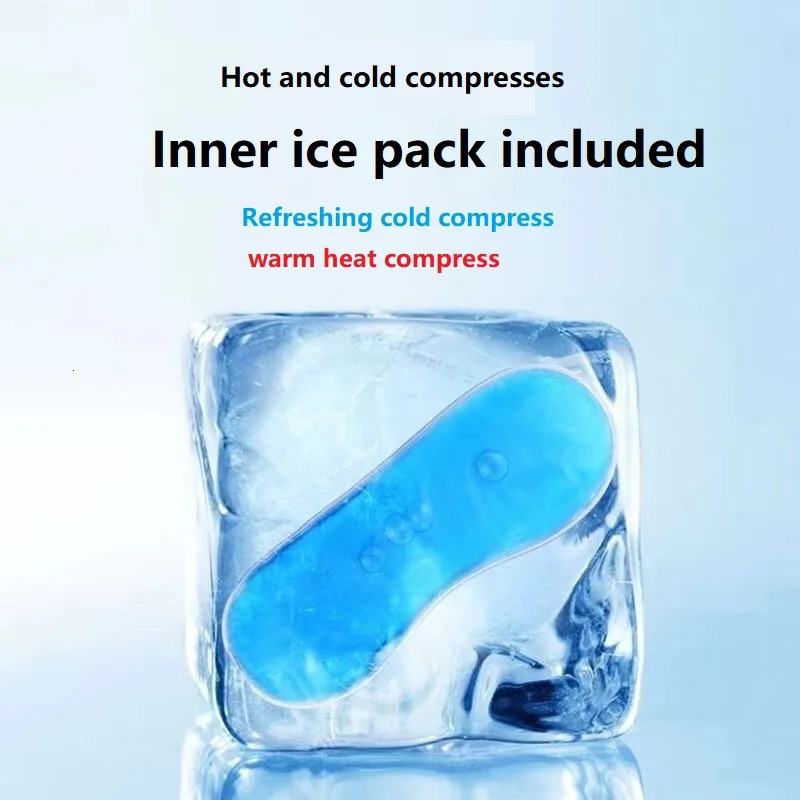 Ice Massage Eye Mask Electric Heating Eye Massager Relieve Eye Fatigue Dark Circles Sleeping Mask Eyeshadow 250726