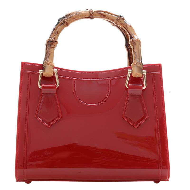 Summer New Bamboo Jelly Handheld Smooth Small Square Mini Internet Celebrity Versatile Shoulder Crossbody Women's Bag - view 7