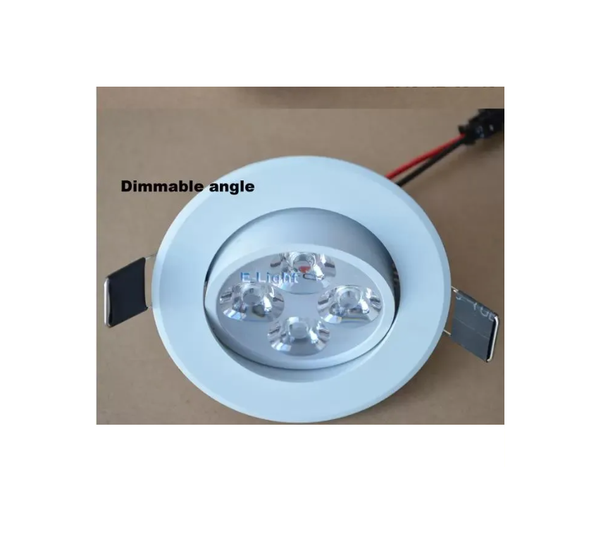 AC 85~265V 110V 220V Dimmable 12W Led Downlight Recessed Ceiling Lamp Pure/Warm White Led Fixture Down Light CE&ROHS DHL