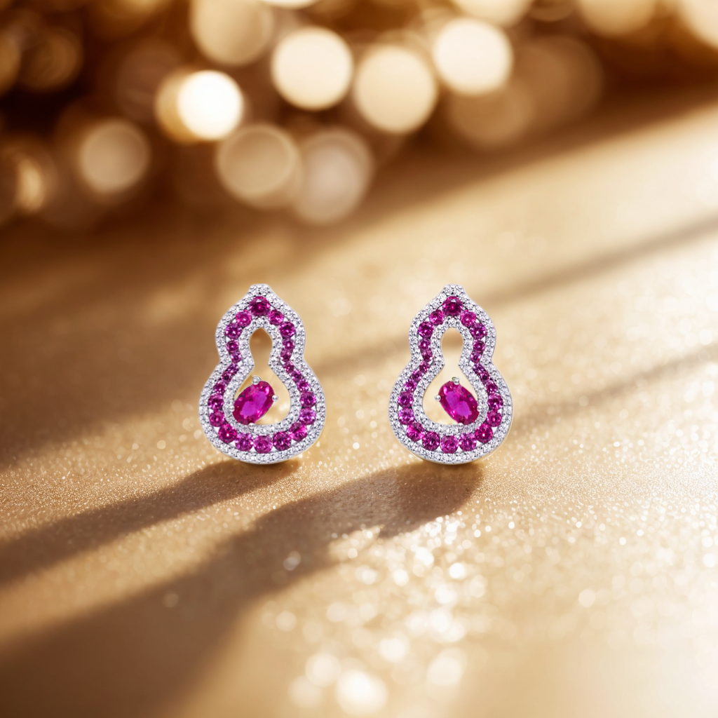 Minimalist 18K gold-plated earrings - 925 pure silver ear studs, anti-allergy small and simple versatile earrings for women