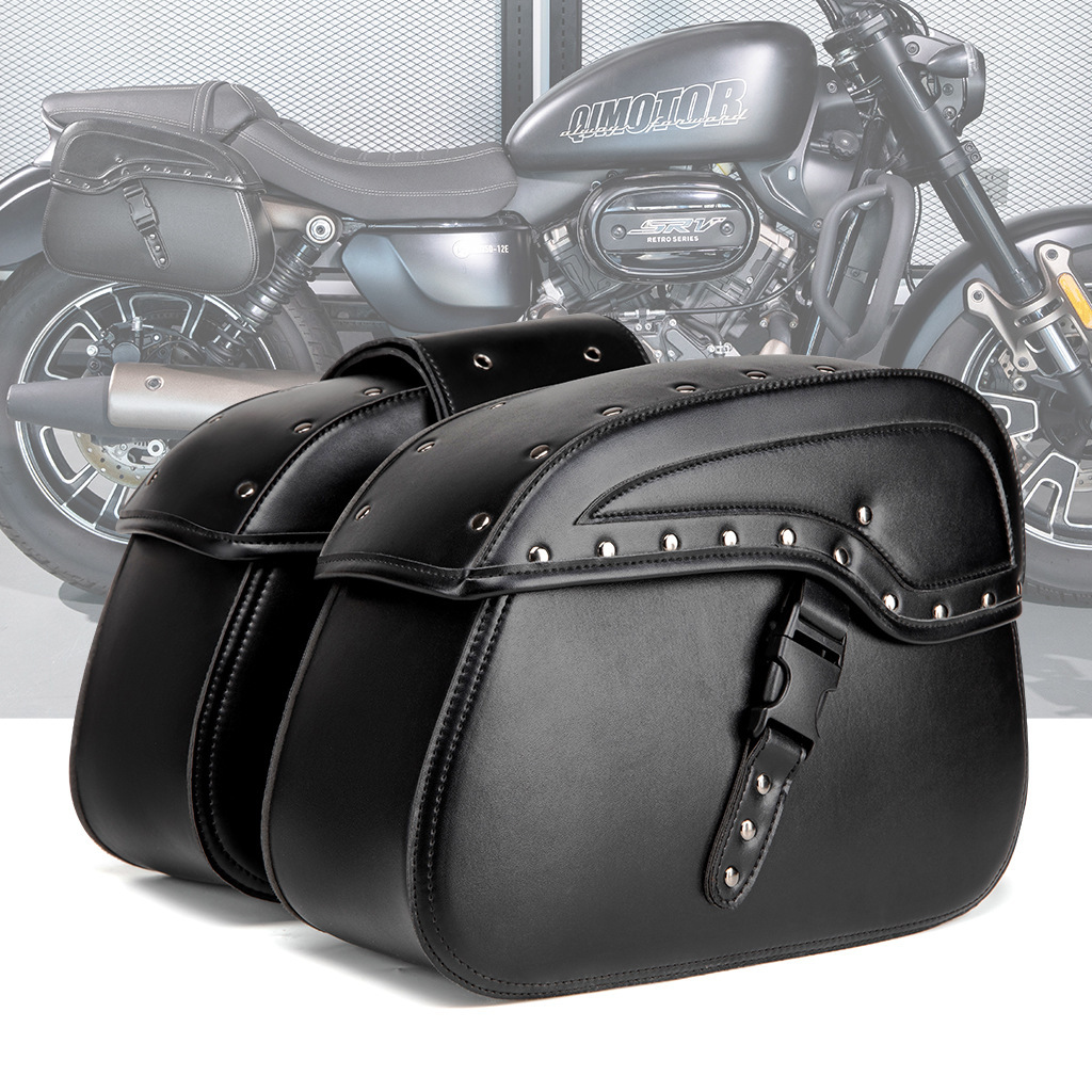 Side Box Hanging Harley Motorcycle Prince Modified Rider Tool Saddle Bag ddmymoon