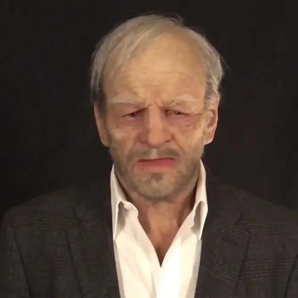Funny Silicone Party Mask Elderly Man Wrinkle Full Head Grandpa Devil Costume Latex Mask Cosplay Halloween Masks M250728
