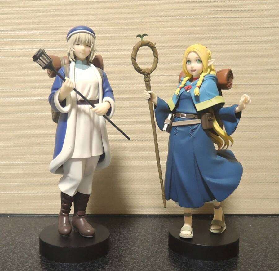 19cm Dungeon Meshi Anime Cute Woman Marcille Donato Action Figure Magician Falin Touden Figurine PVC Collection Model Toy