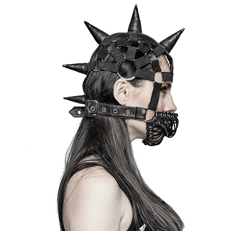 Steampunk Unisex Rope Leather Cosplay Anime Gothic Mask Headgear Decoration ddmymoon