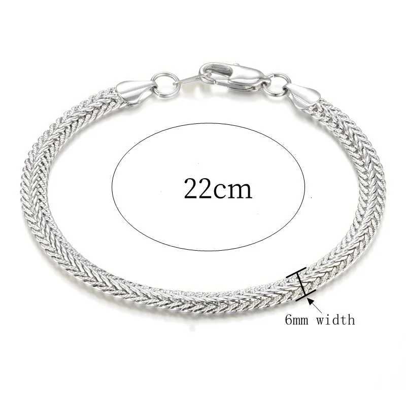 22CM Length Mens Snake Link Chain Gold Silver Plated Necklace Curb Chain Bracelet for Men Hip Hop Stainless Steel Jewelry W250728