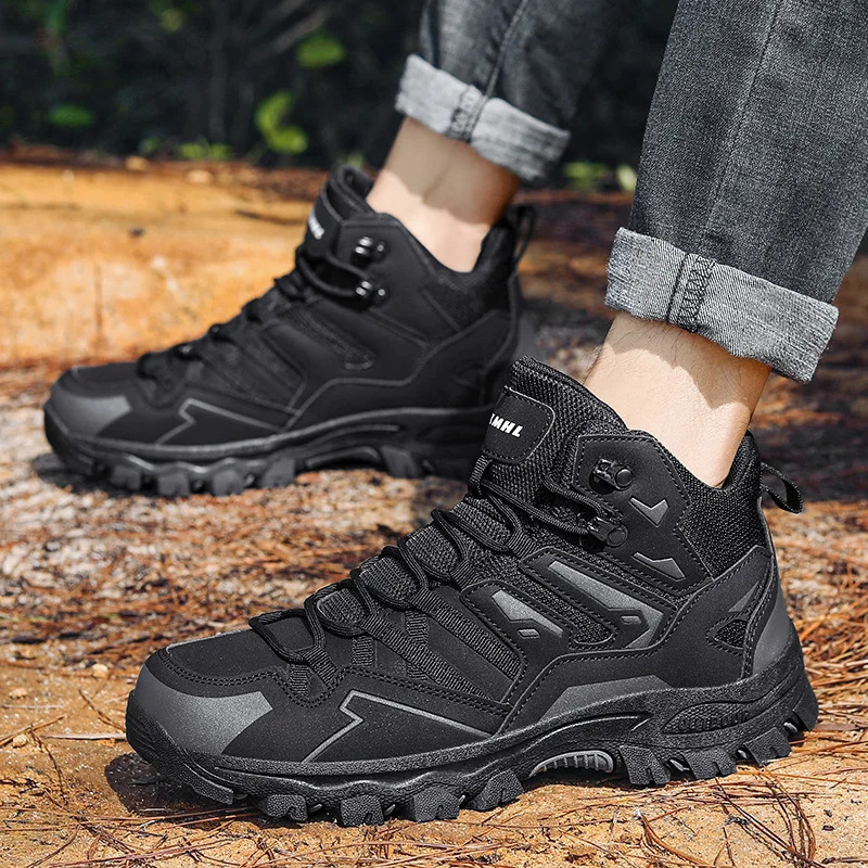 Women Men Hiking Shoes Outdoor Trekking Sports Climbing Camping Boots Nonslip Waterproof Walking Jogging Trainers Sneakers 250725