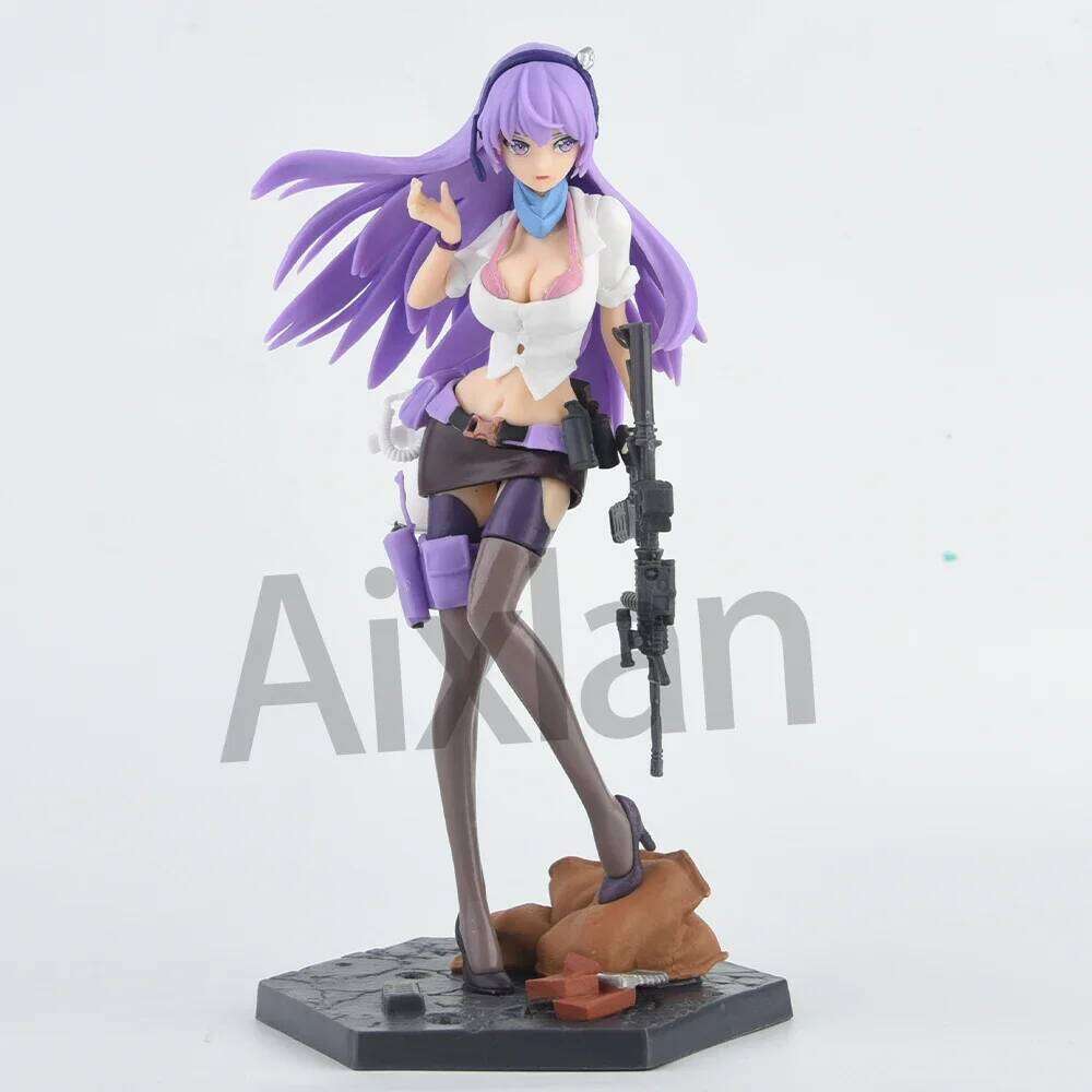 21cm Anime After-school Battlefield All-Rounder ELF PVC Action Figure Sexy Gril Figurine Collectible Model Toys Kid Gift