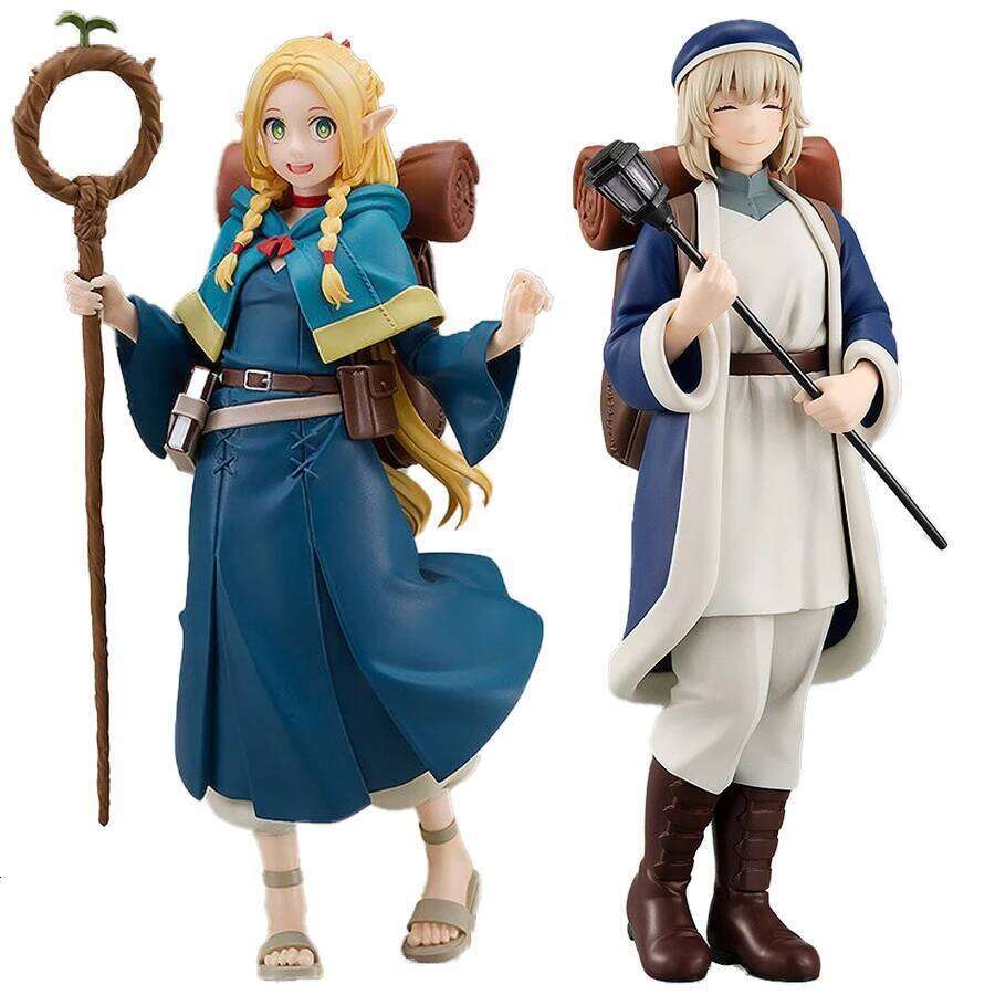 19cm Dungeon Meshi Anime Cute Woman Marcille Donato Action Figure Magician Falin Touden Figurine PVC Collection Model Toy